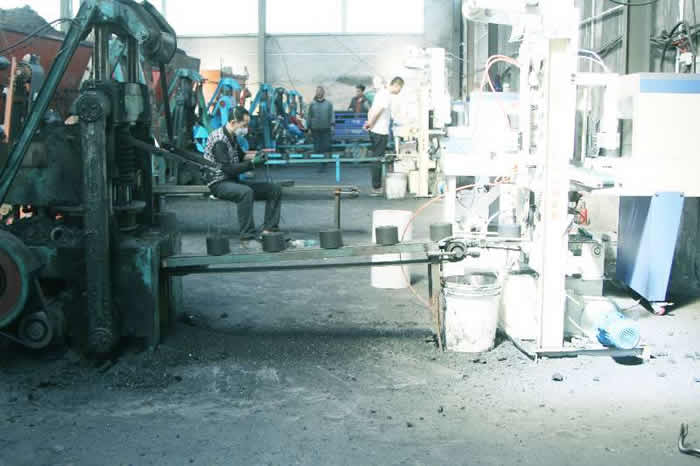 河南包裝煤球廠生產車間